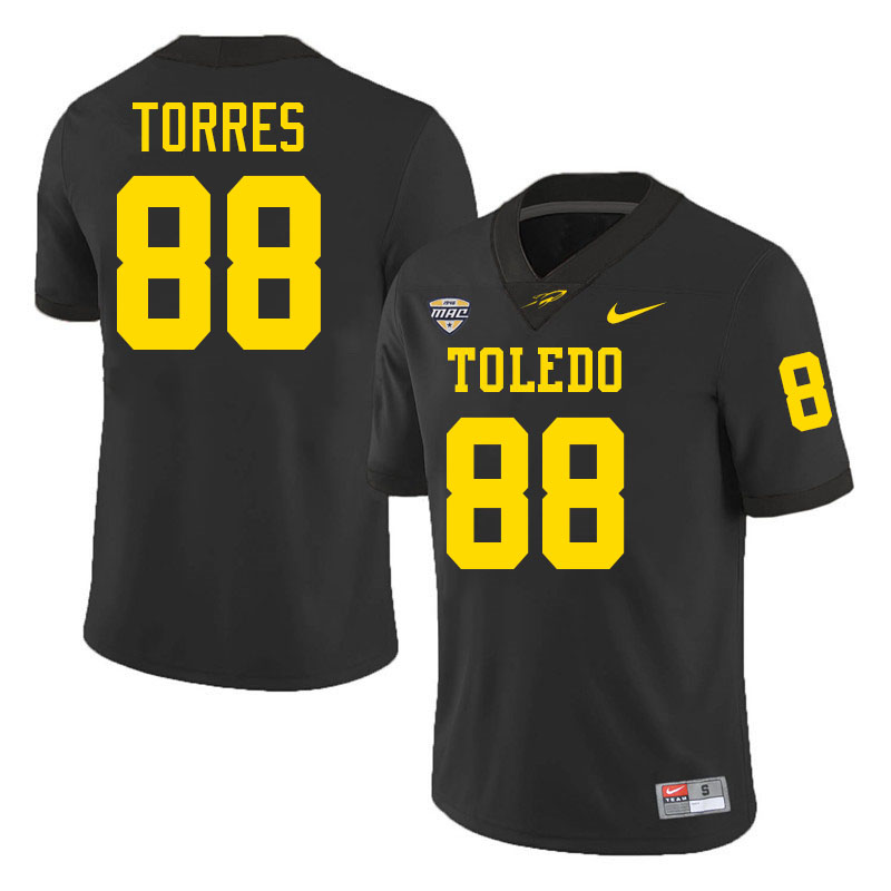 Anthony Torres Toledo Jersey,Toledo Rockets #88 Anthony Torres Jersey Youth College-Black